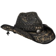 76%OFF メンズカウボーイハット （男性と女性のための）パナマ・ジャックファンシー織りカウボーイハット Panama Jack Fancy Weave Cowboy Hat (For Men and Women)画像